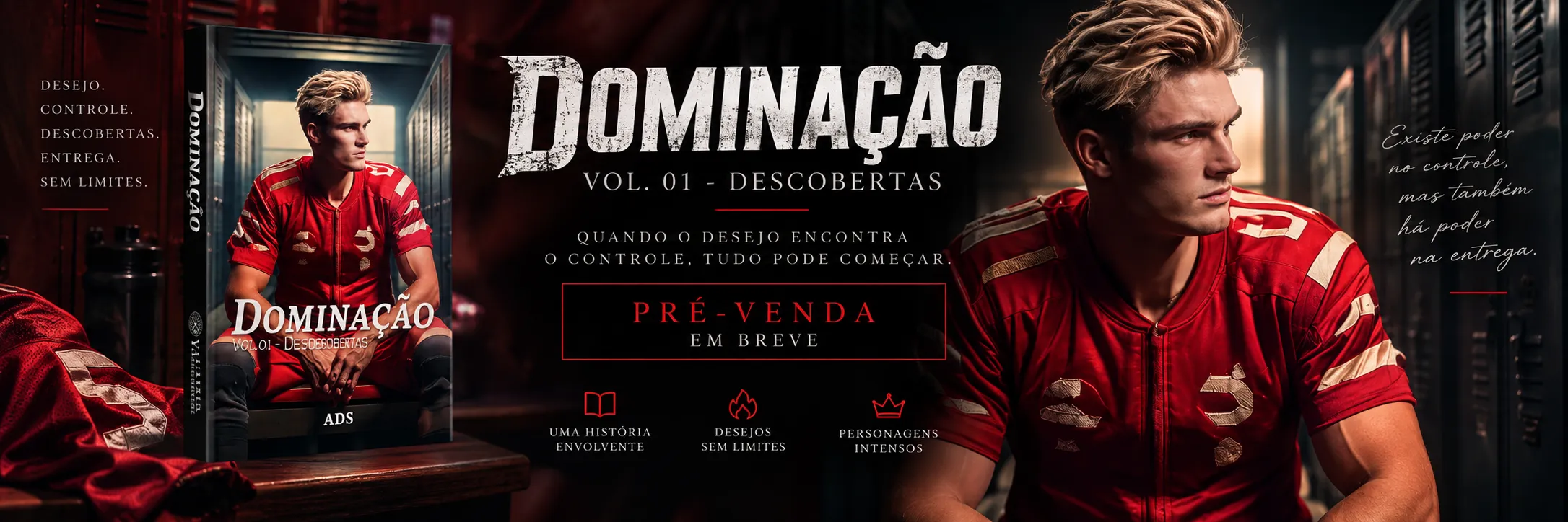 Pré-venda do livro Dominação Vol. 01 — Descobertas